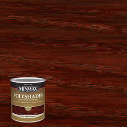 Minwax PolyShades Semi-Transparent Satin Bombay Mahogany Oil-Based Polyurethane Stain/Polyurethane F