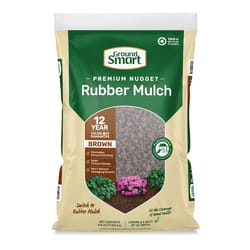 Ground Smart Brown Rubber Nuggets 0.8 cu ft