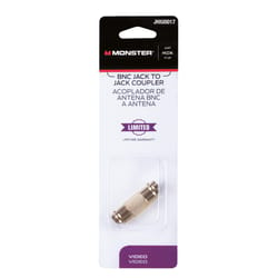 Monster Just Hook It Up Push-On Dual F Coaxial Connector 1 pk