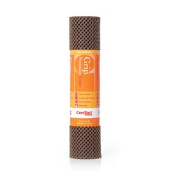 Con-Tact 4 ft. L X 12 in. W Chocolate Non-Adhesive Shelf Liner