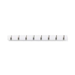 Umbra 32 in. L White Wood Flip 8 Hook 1 pk