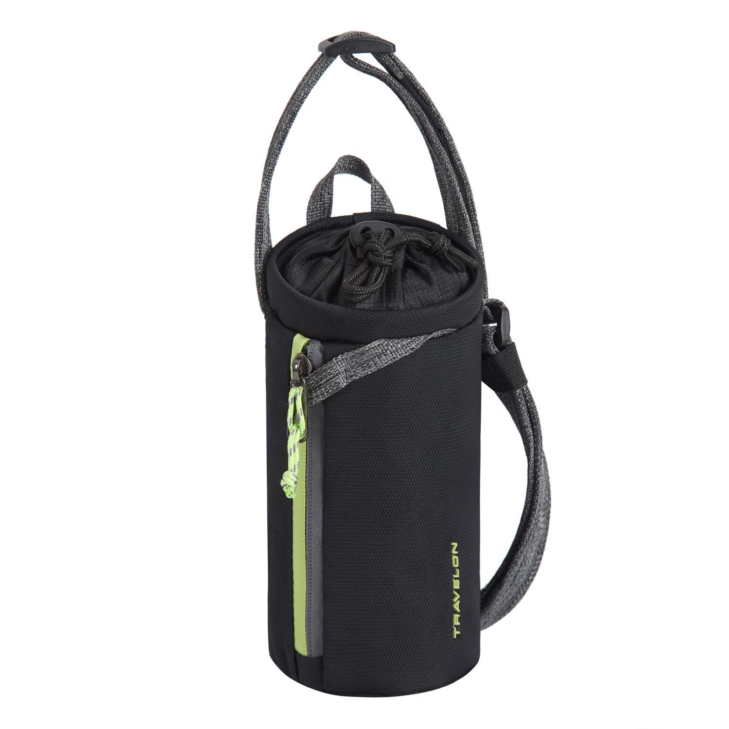Travelon Greenlander Jet Black BPA Free Water Bottle Bag Sansujyuku sansujyuku.com