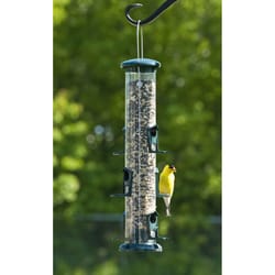 Audubon Wild Bird 2 lb Plastic Tube Bird Feeder 6 ports