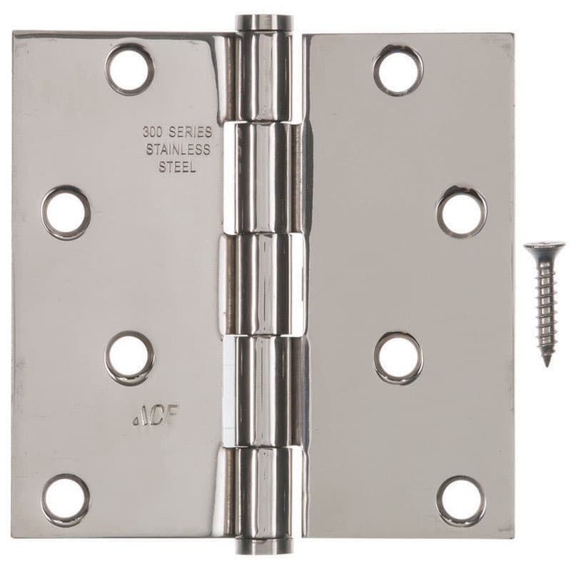 Ace 4 in. L Stainless Steel Residential Door Hinge 1 pk - 01-3550-230 - Hardware Accessories  sku 01-3550-230