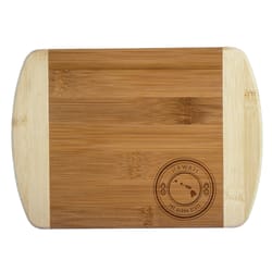 Totally Bamboo State Stamp 8 in. L X 5.75 in. W X 0.5 in. Bamboo Cutting Board