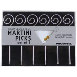 Prodyne Silver Stainless Steel Martini Picks