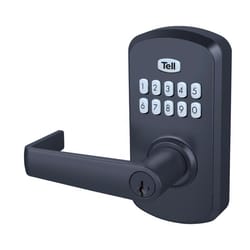 Tell Manufacturing Matte Black Steel Electronic Keypad Entry Lock