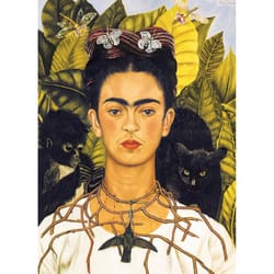 Eurographics Self-Portrait with Thorn Necklace and Hummingbird Jigsaw Puzzle Multicolored 1000 pc