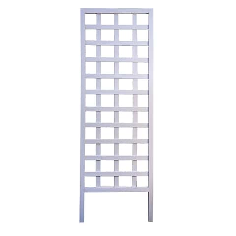 Panacea 72 in. H White Wood Trellis Panacea 72 in. H White Wood Trellis