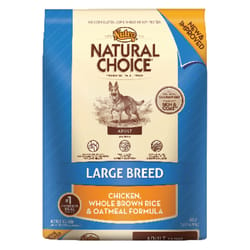 Nutro Natural Choice Adult Chicken, Whole Brown Rice and Oatmeal Dry Dog Food 15 lb