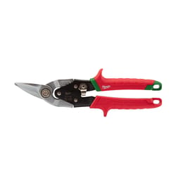 Milwaukee 10 in. Forged Alloy Steel Right Serrated Aviation Snips 22 Ga. 1 pk