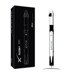 Estes Falcon 9 Rocket Black/White