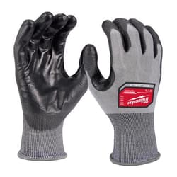 Milwaukee Cut Level 4 High Dexterity Polyurethane Dipped Gloves Gray L 1 pair