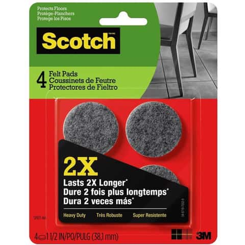 Scratch Guard® Self-Adhesive Felt Pads, 29708