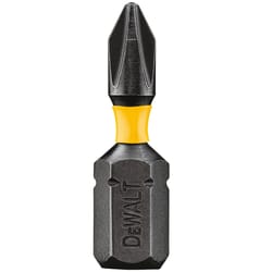 DeWalt Impact Ready Phillips #1 X 1 in. L Screwdriver Bit Black Oxide 2 pc