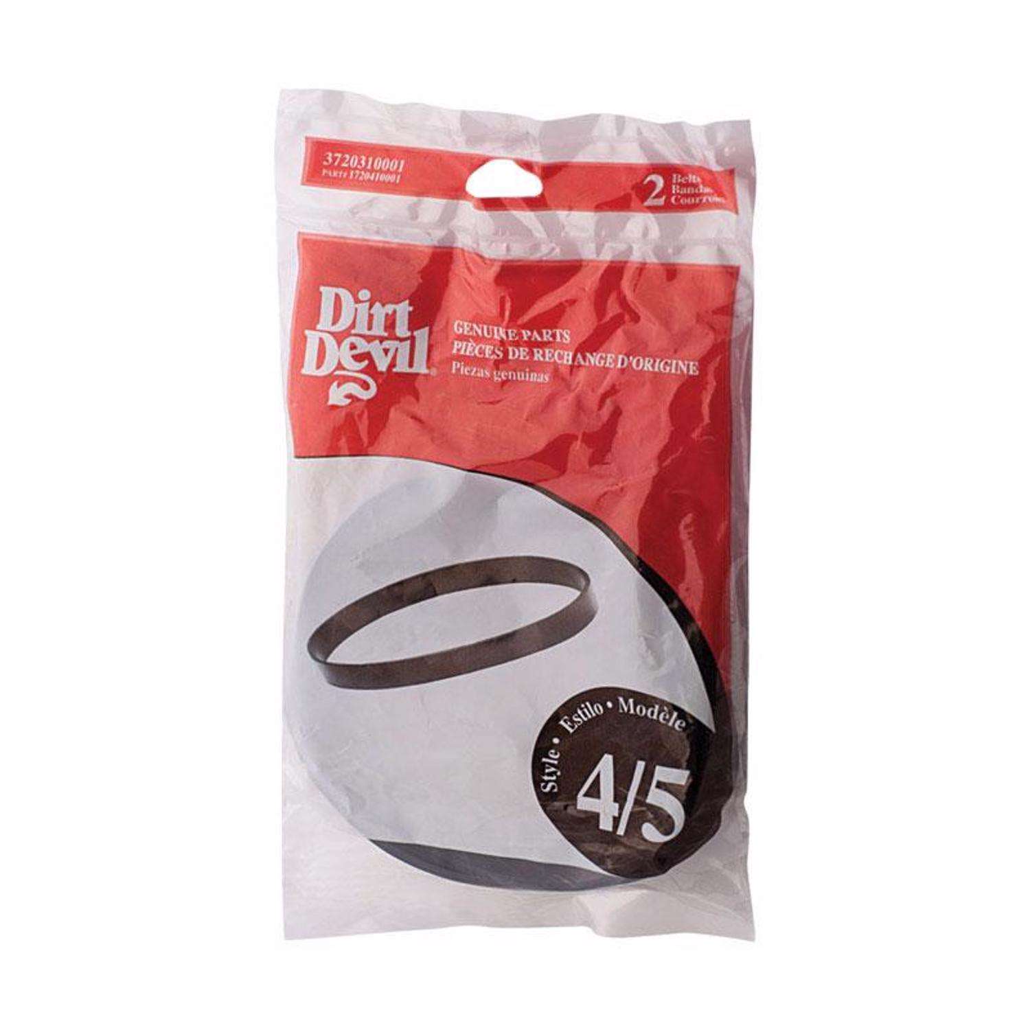 for Featherlite upright 2-pack Genuine Dirt Devil Style 4&5 Belt 