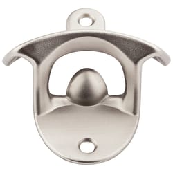 National Hardware Satin Nickel Zinc Manual Bottle Opener