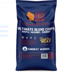 Smokey Woods All Natural Cherry/Hickory/Maple Wood Smoking Chips 192 cu in
