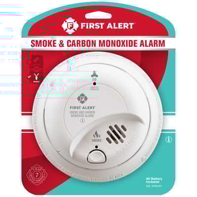 First Alert Hard Wired Electrochemical Smoke And Carbon Monoxide Detector Ace Hardware