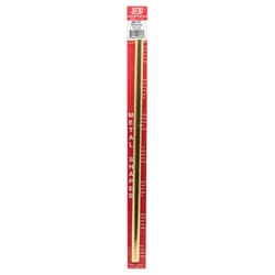 K&S 7/16 in. D X 12 in. L Round Brass Tube 1 pk