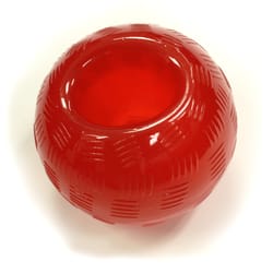 Spot Play Strong Red Solid TPR Rubber Ball 1 pk