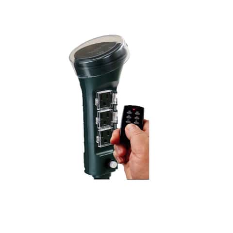 Stanley Outdoor Plug with Remote Control Green