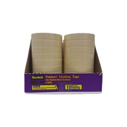 Scotch 24 mm W X 60.1 yd L Tan High Strength Solvent Resistant Masking Tape 1 pk