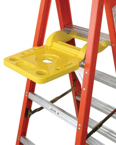 Werner Polyethylene Yellow Pail Shelf 1 pk Werner Polyethylene Yellow Pail Shelf 1 pk