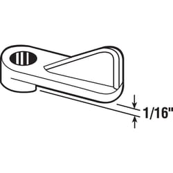 Prime-Line Gray Plastic Screen Clip For 1/16 inch 12 pk