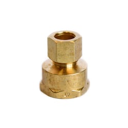 ATC 1/2 in. Compression X 3/4 in. D FPT Brass Coupling