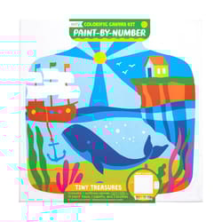 OOLY Colorific Canvas Tiny Treasures Paint By Number Kit Assorted 15 pc