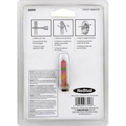 HILLMAN Zinc Silver Drywall Picture Hanger 200 lb 1 pk