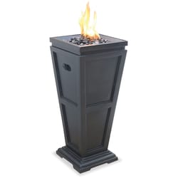 Endless Summer 11.8 in. W Steel Contemporary Square Propane Fire Column