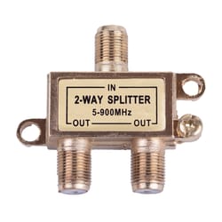 Monster Just Hook It Up 2 Way Coax Splitter 75 ohm 900 MHz 1 pk