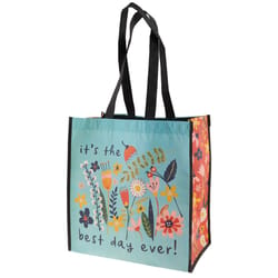 Karma 14 in. H X 8 in. W X 13 in. L Reusable Shopping Bag