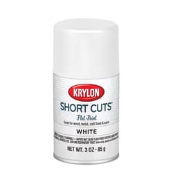 Krylon Short Cuts Flat White Spray Paint 3 oz