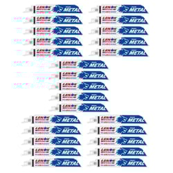 Lenox METALWOLF 6 in. Bi-Metal WAVE EDGE Reciprocating Saw Blade 14 TPI 25 pk