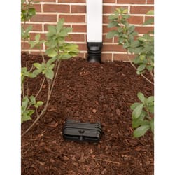 Amerimax StealthFlow 4.75 in. H X 7.25 in. W X 43 in. L Black Vinyl K Downspout Extension