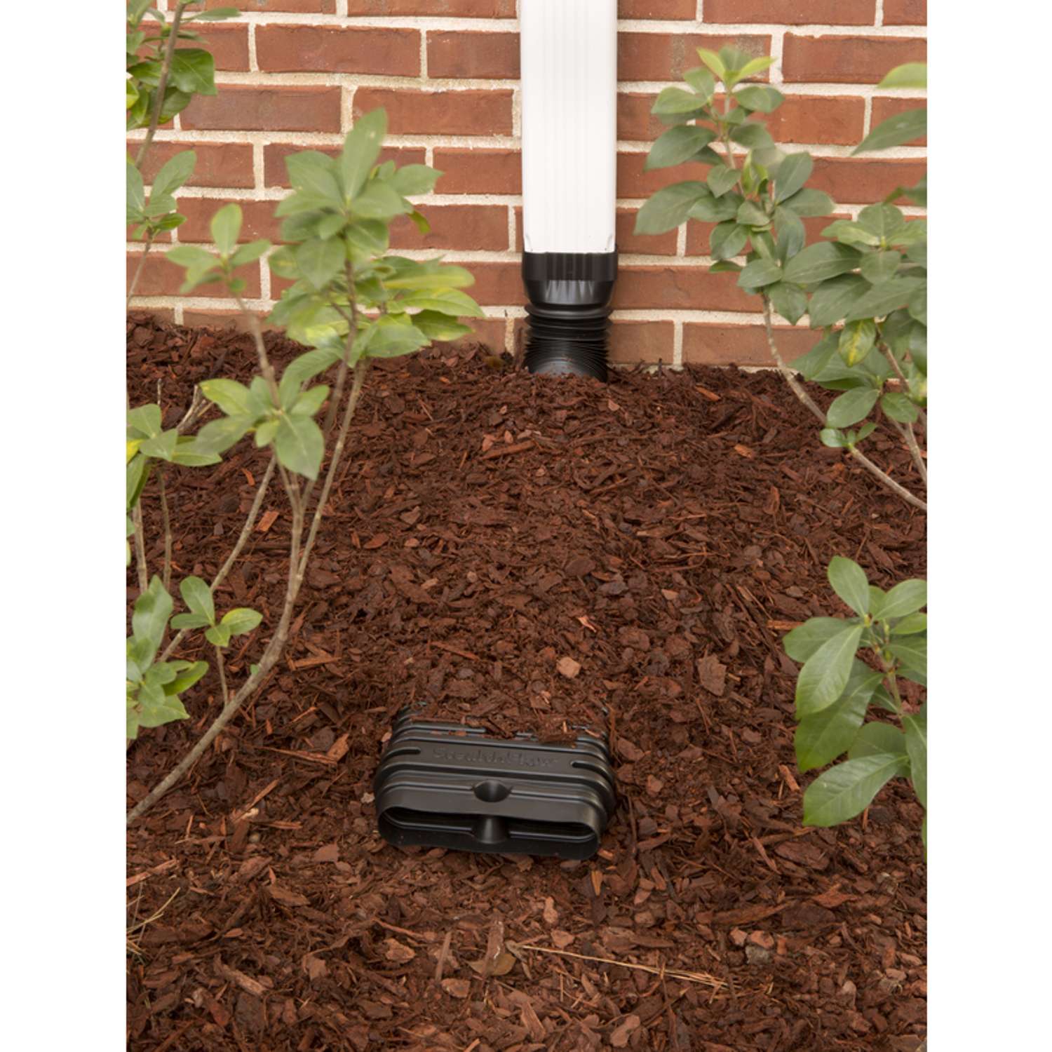 Amerimax Home Products Stealth Flow 43 in. Black Vinyl Low Profile