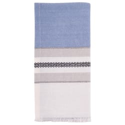 Karma Blue Cotton Napkin Set 18 in. L X 18 in. W