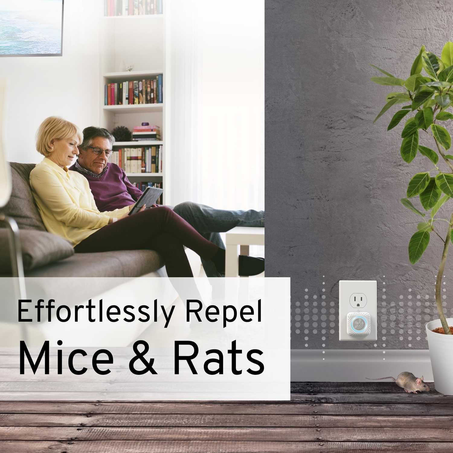 Victor PestChaser PlugIn Electronic Pest Repeller For Rodents 3 pk