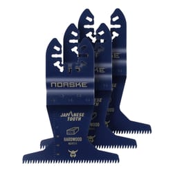 Norske Uni-Fit 2-3/4 in. Bi-Metal Japanese Tooth Flush Cut Blade Hardwood 3 pk