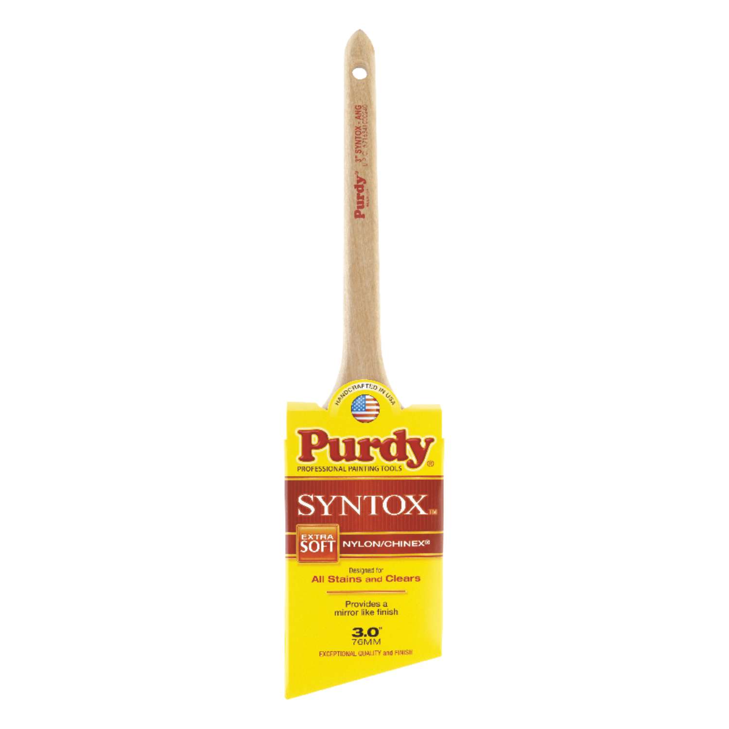 Purdy Syntox 3 in. W Extra Soft Angle Trim Paint Brush Ace Hardware