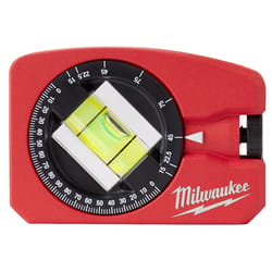 Milwaukee 4 in. Aluminum Magnetic Pocket Level 1 vial