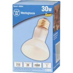 Westinghouse 30 W R20 Spotlight Incandescent Bulb E26 (Medium) White 1 pk
