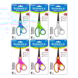 Bazic Products Stainless Steel Soft Grip Scissors 1 pc