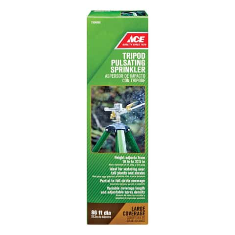 Ace Aluminum Tripod Base Impulse Sprinkler 6358 sq ft 1 pk - Ace Hardware