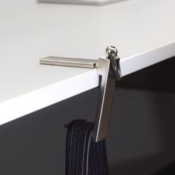 KeySmart BagHang Plus Silver Hook to hold bag, cell phone and acts as stand Phone Stand For All Smar
