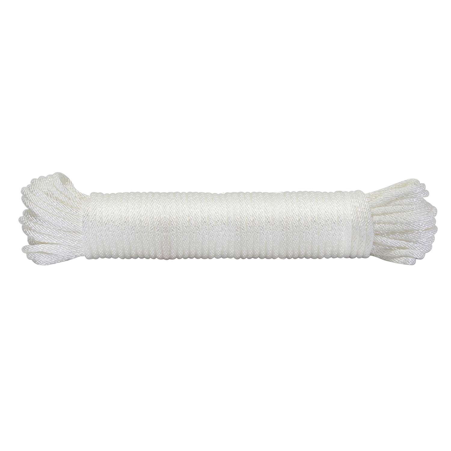 Ace 1/4 in. D X 100 ft. L White Solid Braided Cotton Cord - Ace