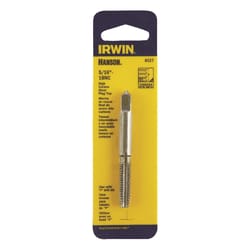 Irwin Hanson High Carbon Steel SAE Plug Tap Fraction Tap 5/16 in. 1 pc